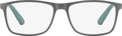 Visiomax Ready-made reading glasses, grey/turquoise +2.50, 1 pc.