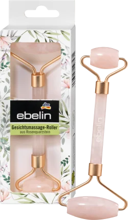 ebelin Facial massage scooter from rose quartz, 1 st