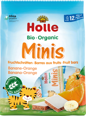 Holle baby food Minis Banane-orange fruit bar from the 12th month, 100 g