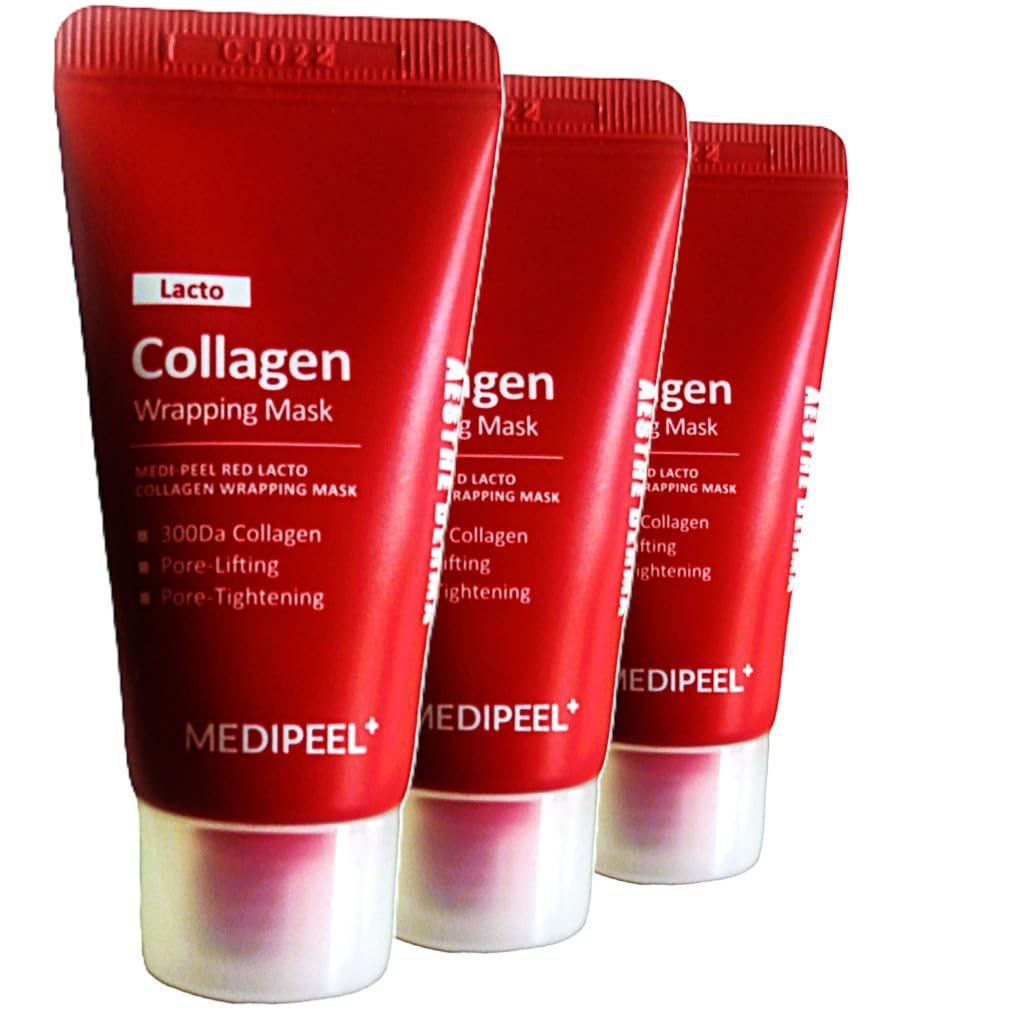 Medi-peel MEDI Peel Red Lacto Collagen Wrapping Mask Travel Kit Set 3 x 15 ml