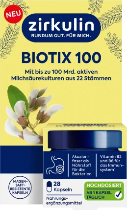 Zirkulin BIOTIX 100 capsules 28 pieces, 12 g