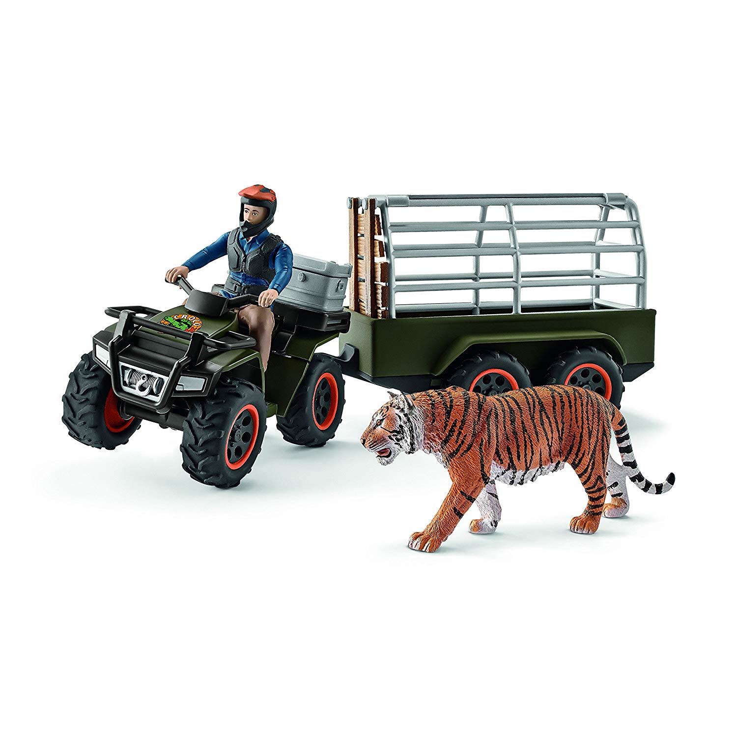 Schleich Quad Trailer And Ranger