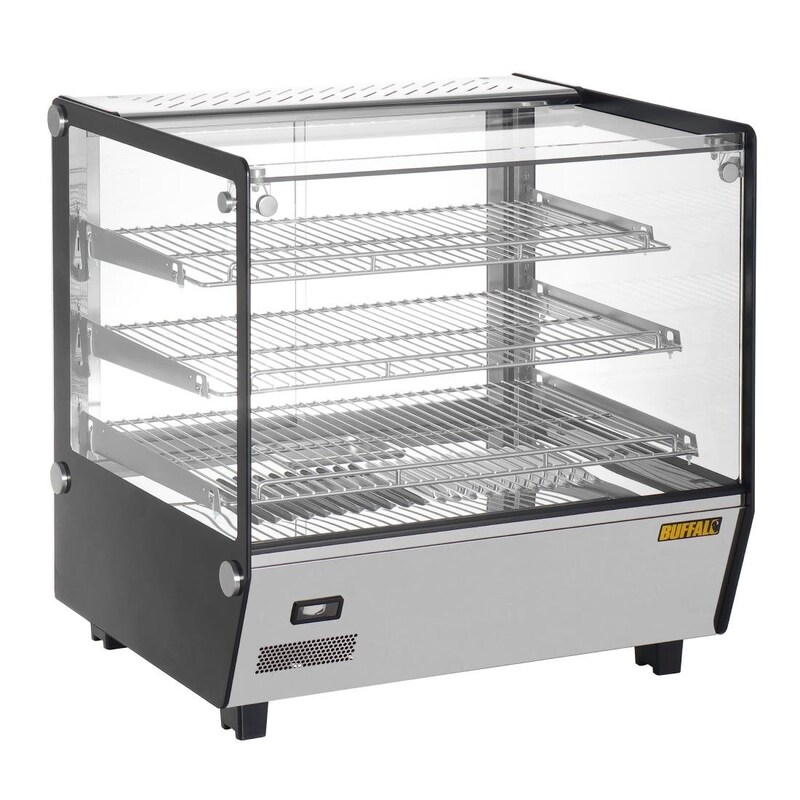 Square countertop heat display Buffalo 120L