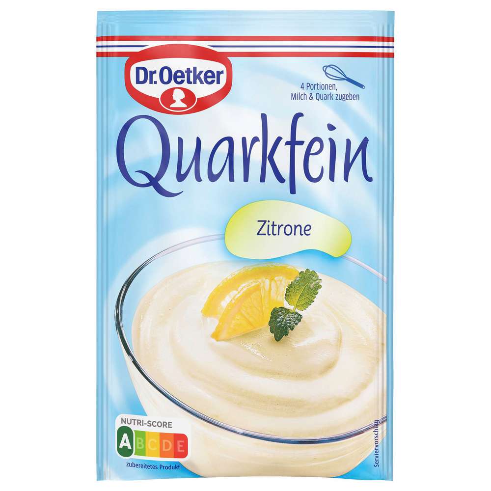 Dr. Oetker Quark dessert Quarkfein, lemon