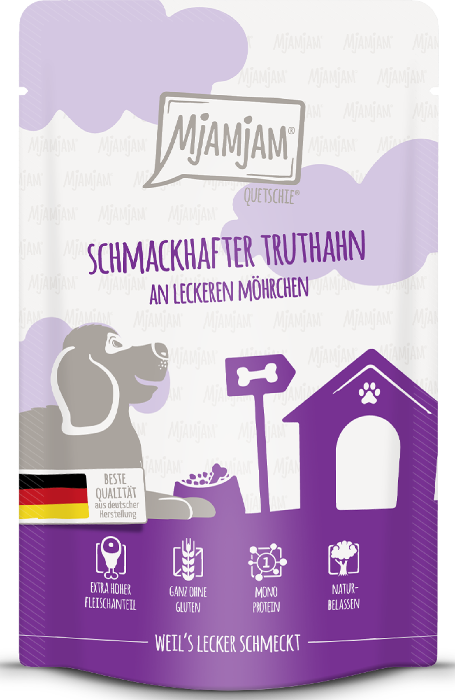 MjAMjAM Quetschie - tasty turkey with delicious carrots