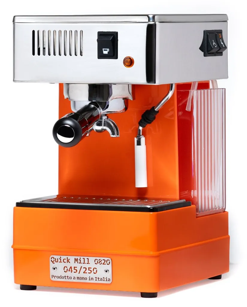 Quick Mill 0820 Stretta ARANCIO Orange Limited Edition Portafilter Espresso Machine