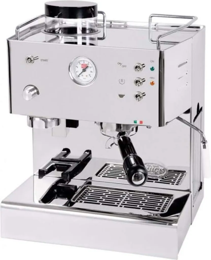 Quick Mill Pegaso - Espresso machine - Coffee beans - Built-in grinder - 1200 W - Stainless steel
