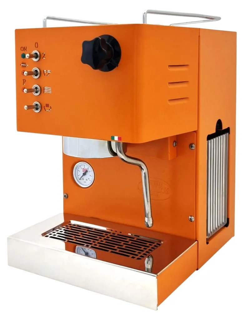 Quick Mill Pippa Espresso Machine, Orange - Exclusively at Kaffee24