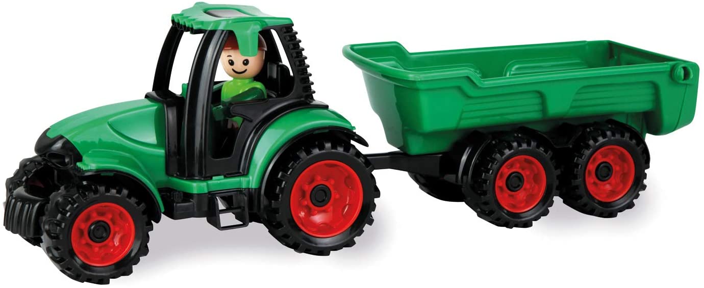 Lena Truckies Vehicles, Size Approx. 20 Cm – 30 Cm, With Toy Figure., Tract