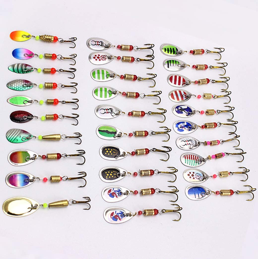 CUIFULI Fishing accessories set, fishing accessories set with tackle box including barrel swivel, off set hooks, swivel slides, cross line barrel swivels for salt water and freshwater