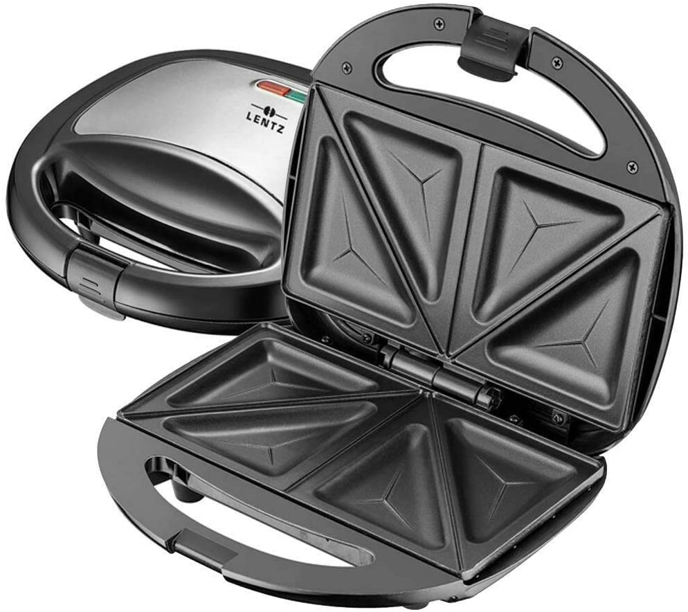 Posten Anker Stainless Steel Sandwich Maker I Sandwich Maker I Contact Grill I Sandwich Toaster I 750 Watt I Panini Grill