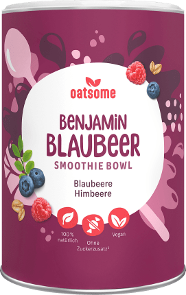 Oatsome Smoothie bowl powder \ 'Benjamin blueberry \' with blueberry & raspberry, 400 g
