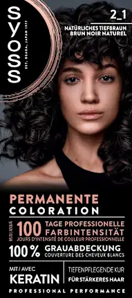 Syoss Hair color 2_1 Natural deep brown, 1 piece