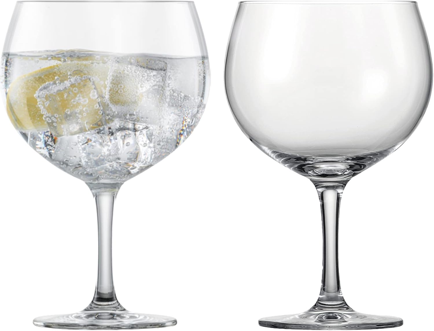 SCHOTT ZWIESEL Gin Tonic Bar Special Glass (Set of 2), Bulbous Long Drink Glasses for Gin Tonic, Dishwasher Safe Tritan Crystal Glasses, Made in Germany (Item No. 120017)