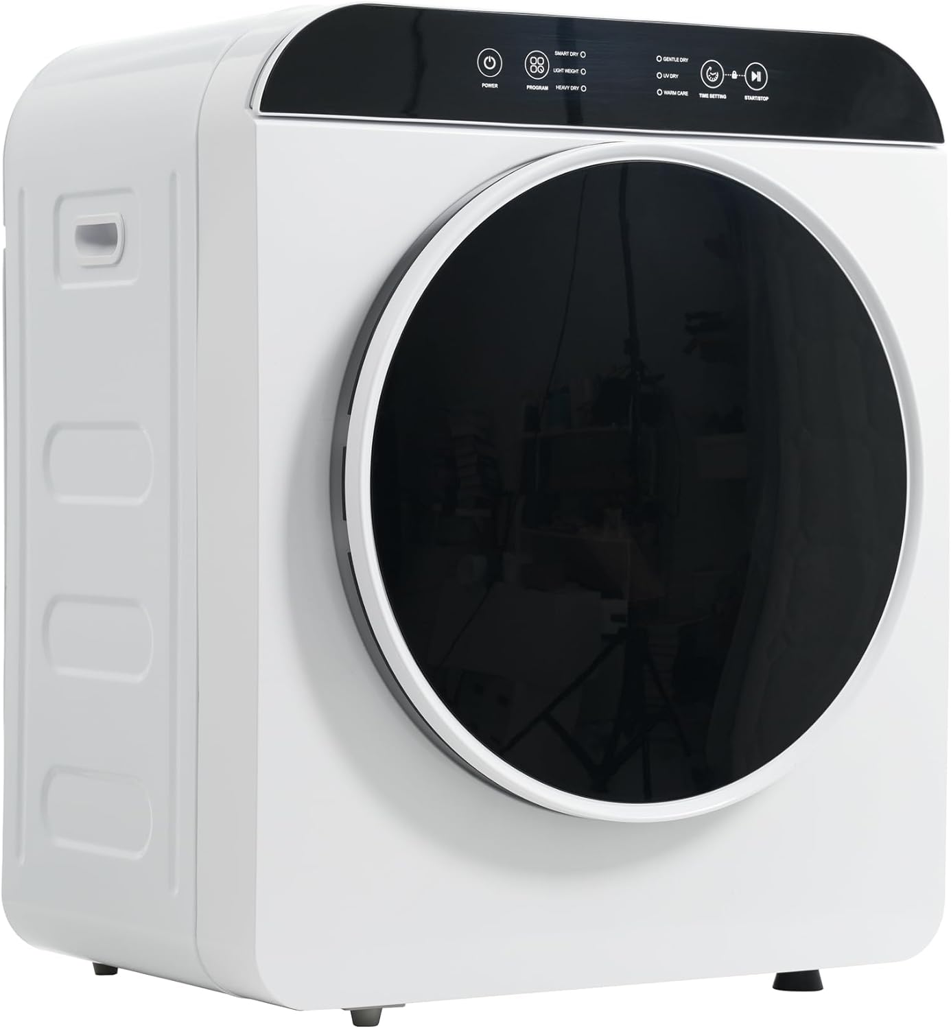 kozamas Tumble dryer 3kg (4.5kg), 830W, 6 programs, UV sterilization, high-temperature sterilization, timer 10-180 min, child lock, wall-mountable, energy class G, white