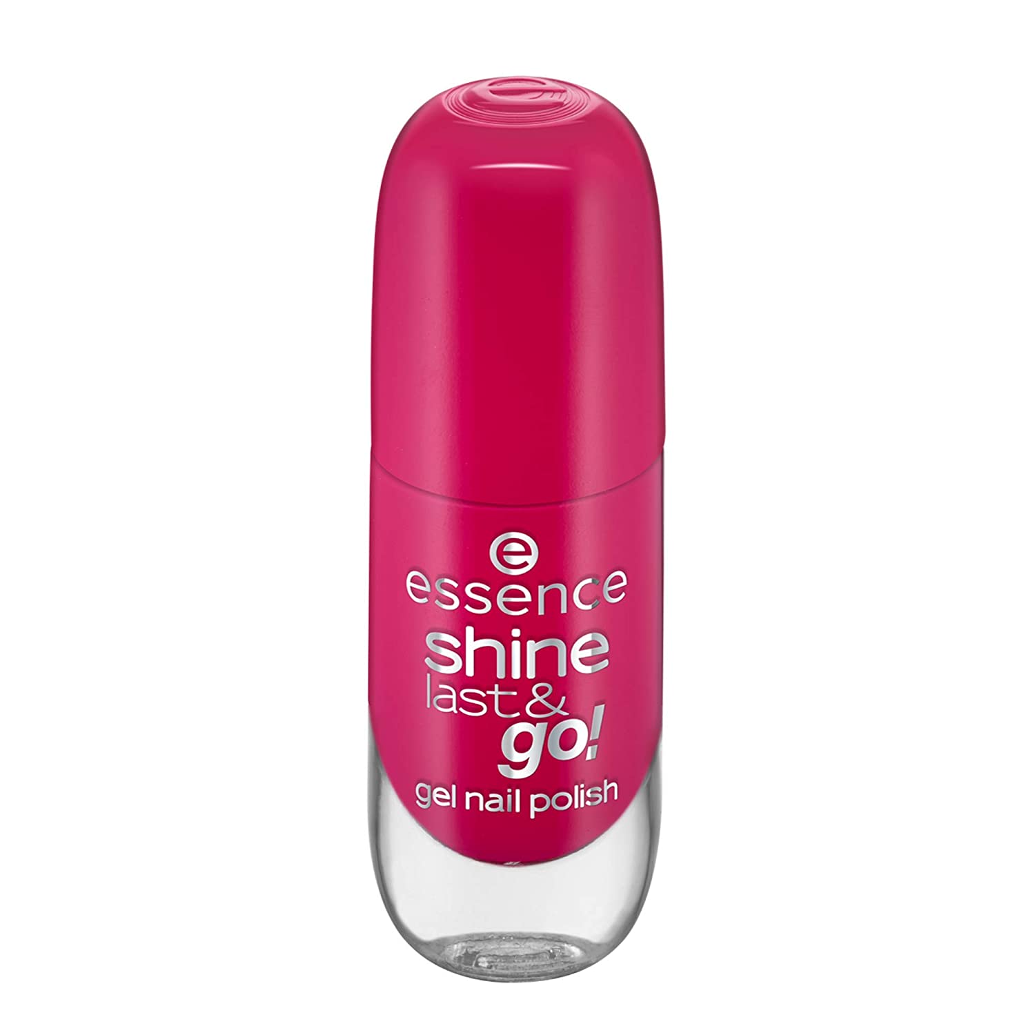 essence cosmetics essence shine last & go! Gel Nail Polish, Gel Polish, No. 12 Thank Goodness, Red, Gely, Shiny, No Acetone, Vegan, No Preservatives (8 ml)