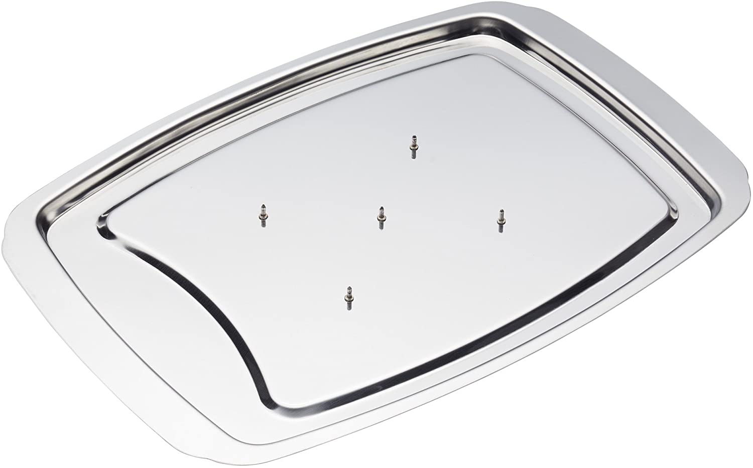Kitchen Craft Stainless Steel Spiked Carving Tray