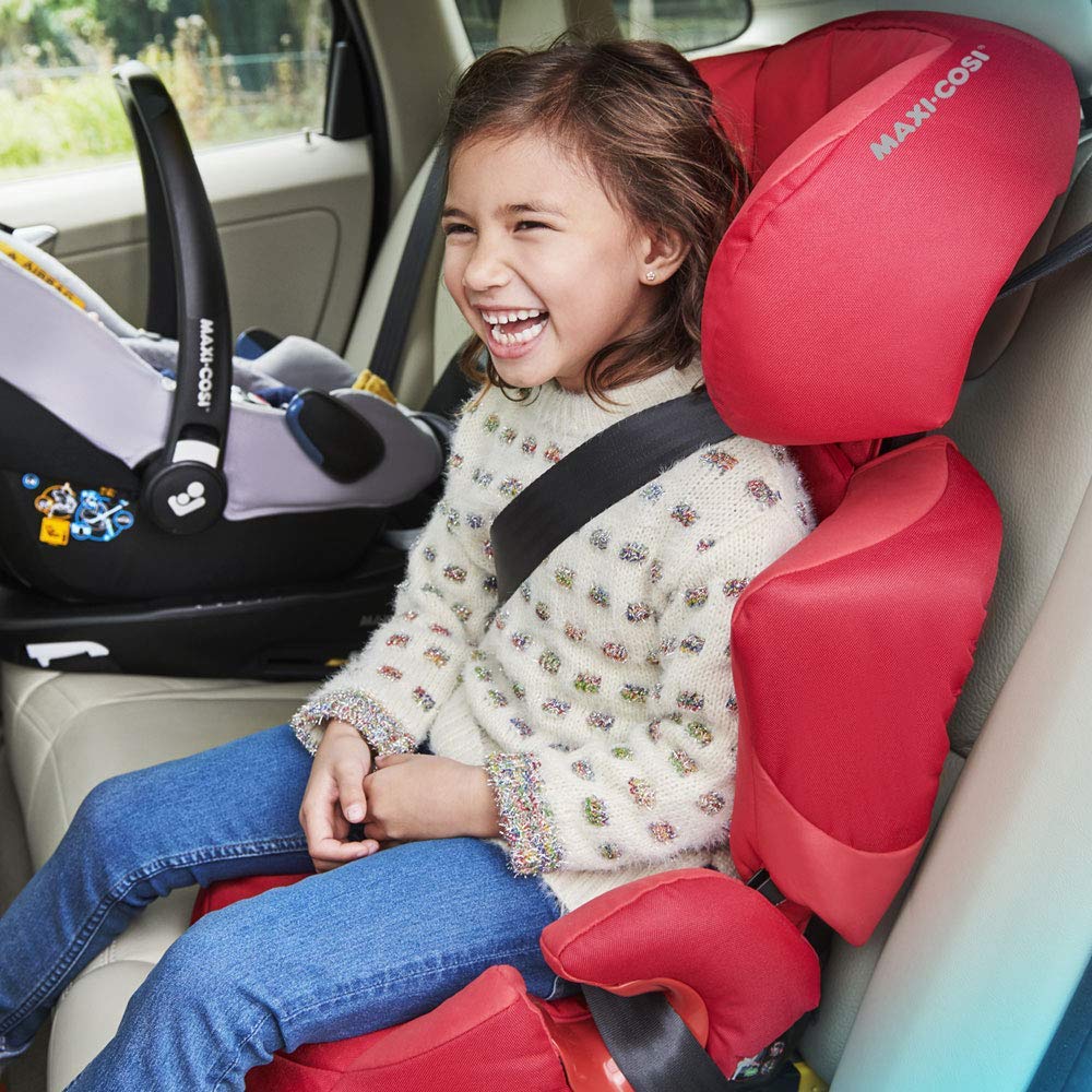 Maxi-Cosi Rodi XP Fix Car Booster Seat Group 2/3 (15-36 kg) with Isofix, Suitable for ages 3.5 to 12 Years Child\'s seat electric blue