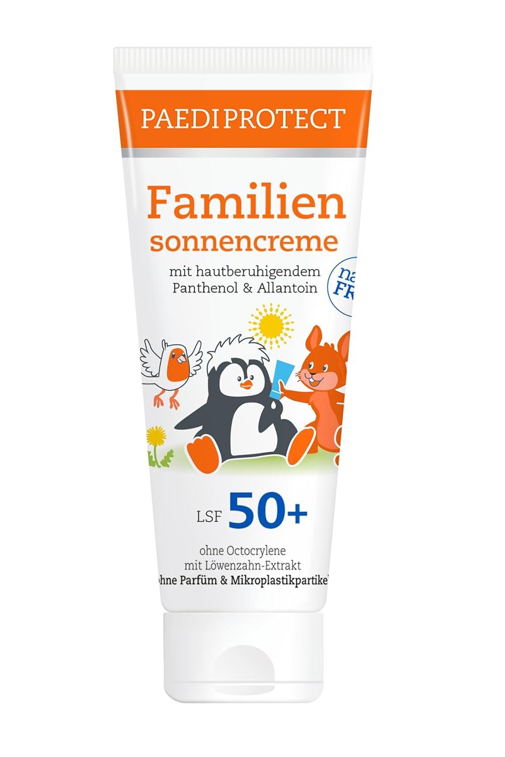 PAEDIPROTECT Family Sun Cream SPF 50+ 200 ml, Coral Friendly Sun Protection for Baby, Children and Adults, No Perfume and Microplastics, Vegan