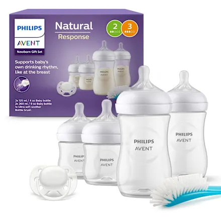 Philips Avent Natural Response large baby bottle set, 6-piece, from birth, 1 pc.