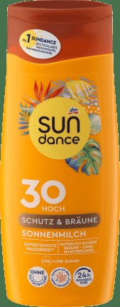 SUNDANCE Sun milk protection & tan, LSF 30, 200 ml