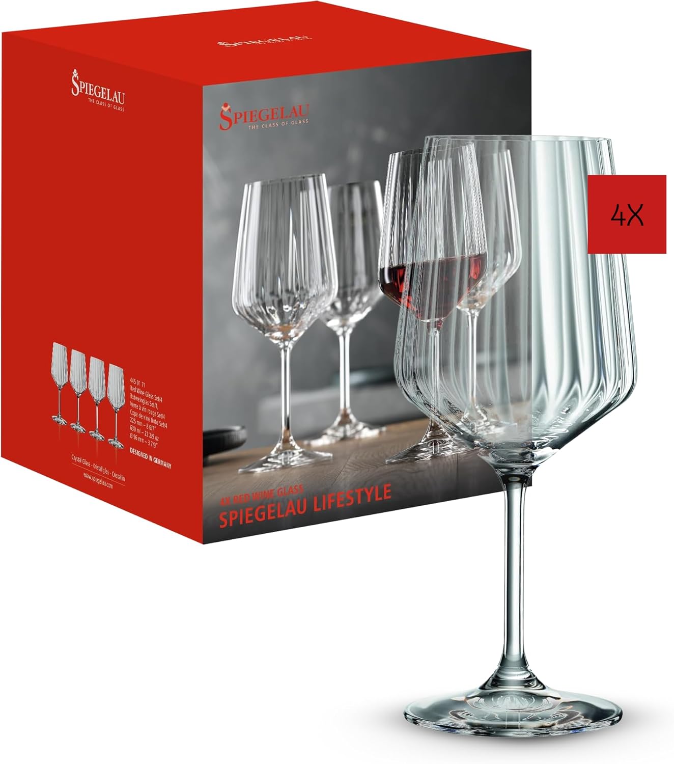 Spiegelau & Nachtmann Red Wine Glasses, Glass,