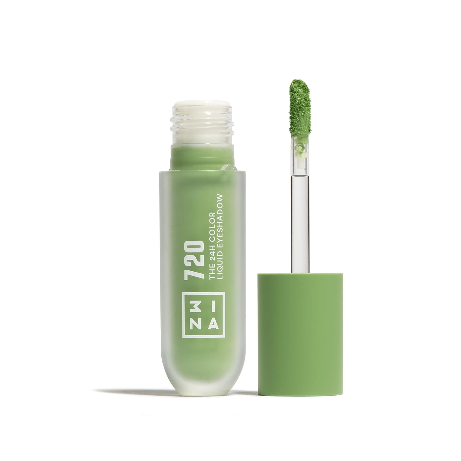 3INA MAKEUP - The 24H Color Liquid Eyeshadow 720 - Matcha Green Liquid Eyeshadow - 24H Long Lasting - Waterproof Formula - Light and Creamy Texture - Vegan - Cruelty Free