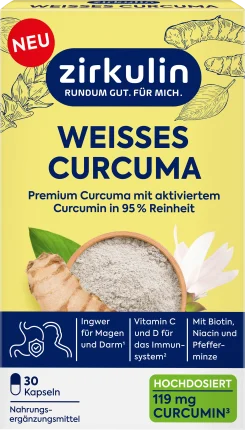 Zirkulin White Curcuma Capsules 30 pcs, 14 g
