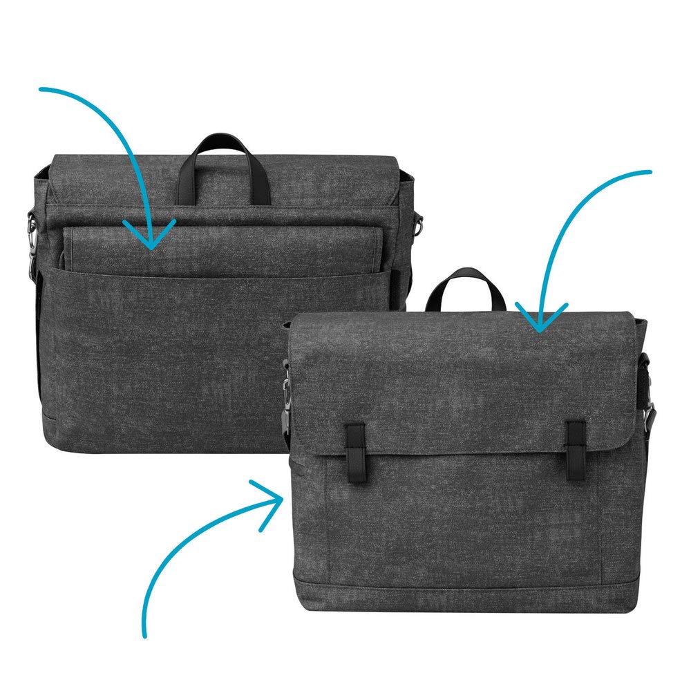 Maxi-Cosi Maxi Cosi modern bag practical changing bag with lots of extras, thermal box, changing mat, thermal box, toiletry bag, baby bag, nappy bag Nomad black