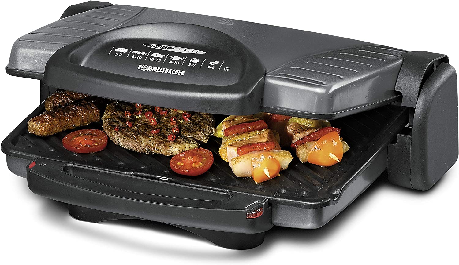 Rommelsbacher KG 1800 barbecue - barbecues & grills (Anthracite, Grey, rectangular)