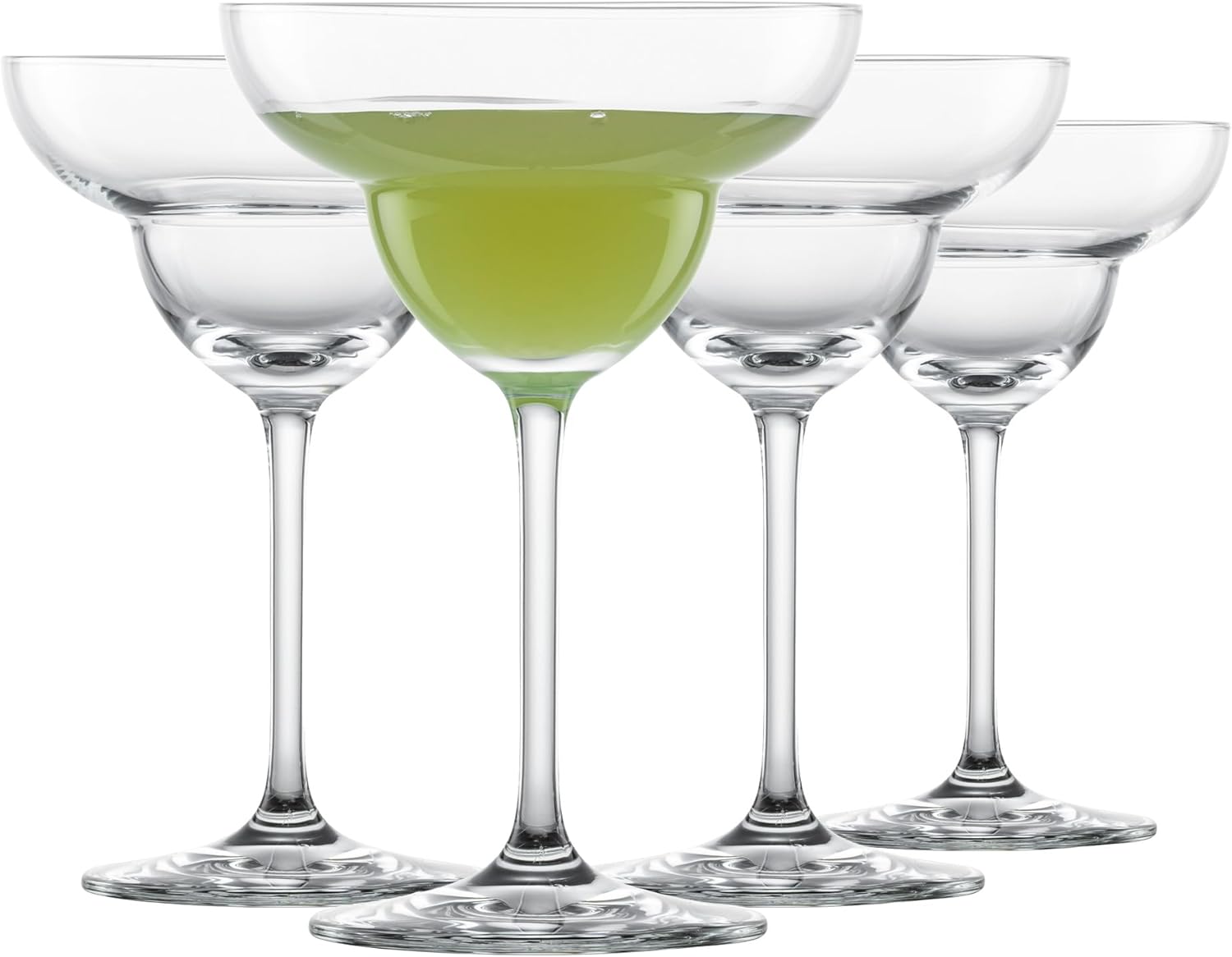 SCHOTT ZWIESEL Margarita Bar Special (Set of 4), Spreading Cocktail Glasses for Margaritas, Dishwasher Safe Tritan Crystal Glasses, Made in Germany (Item No. 123627), Clear