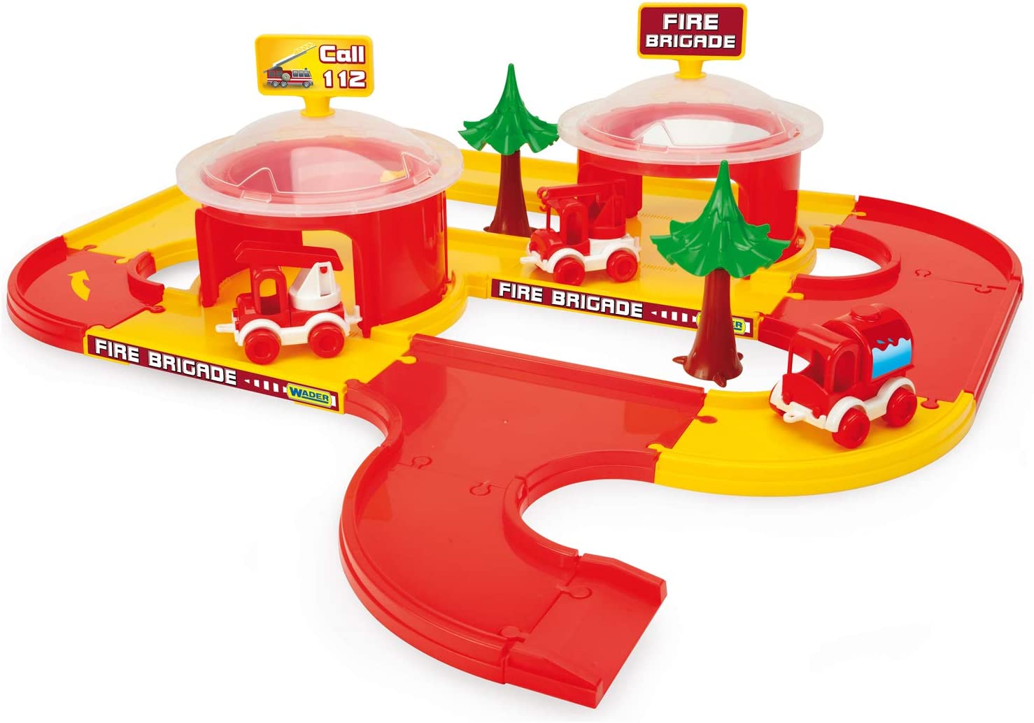Wader 53510 Play Tracks City Fire Brigade Set
