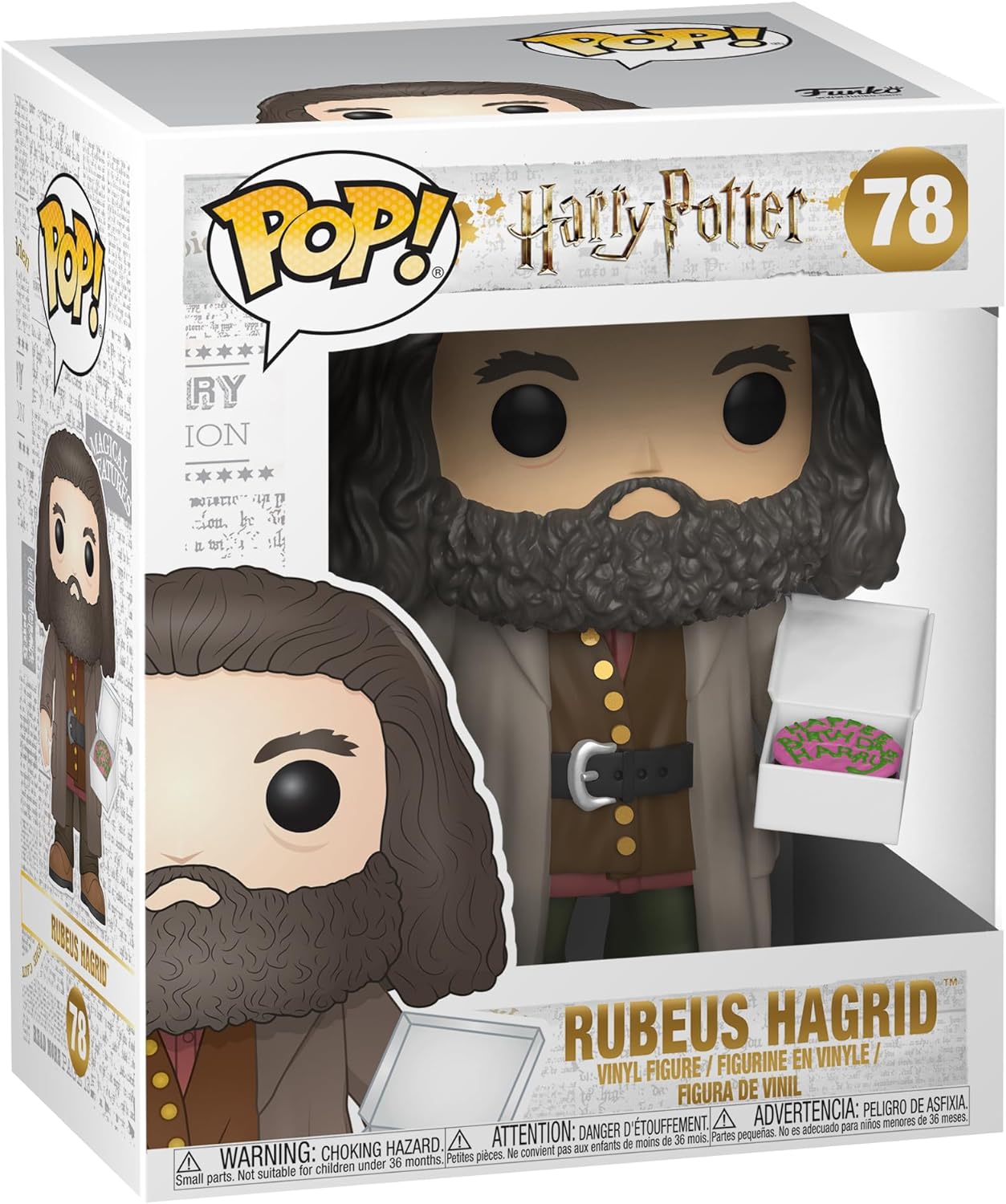Funko Pop! HP: - 6" Rubeus Hagrid with Cake - Harry Potter - Vinyl Collectible Figure - Gift Idea - Official Merchandise - Toys For Children and Adults - Movies Fans