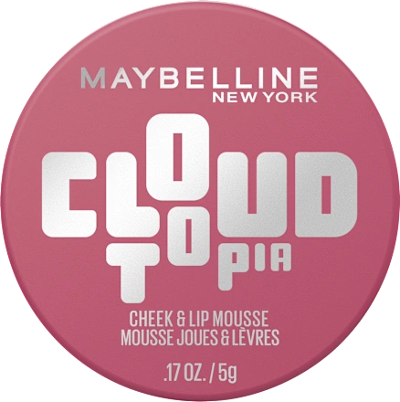 Maybelline New York Blush Cloudtopia Cheeks & Lips Mousse 01 Twilight Berry, 5 g