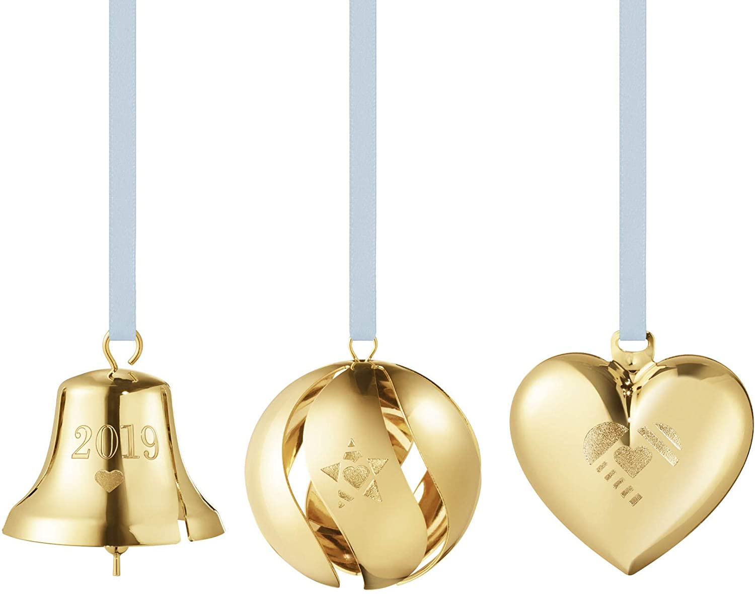 Georg Jensen 2019 Collectibles Gift Set 8 Pieces - Gold Plated