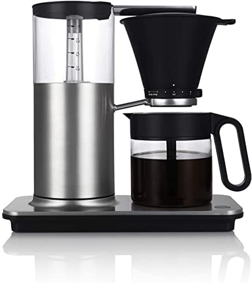 Wilfa 602155 CLASSIC Filterkaffeemaschine - mit manueller Tropfstopp-Funktion,automatischerAbschaltfunktion,1LiterFüllmenge,silber