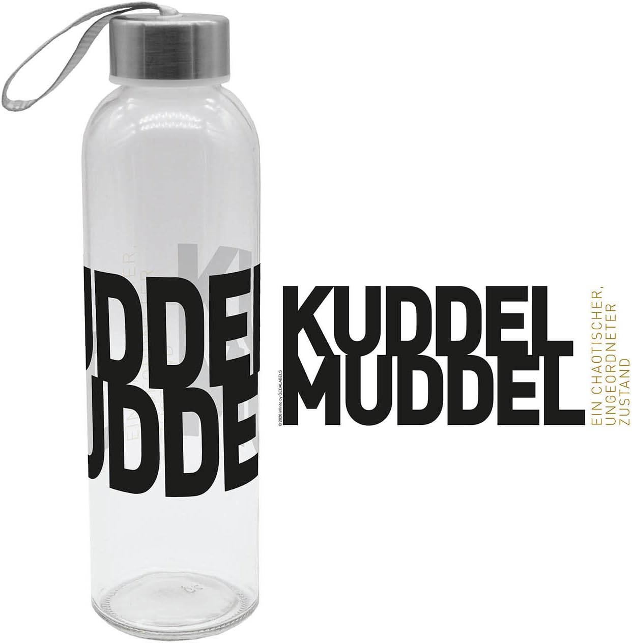 infinite by GEDA LABELS (INFKH) Drinking Bottle Glass 500 ml