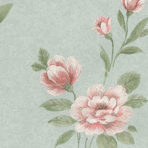 galerie-24 md29445 prints Floral silk in Blue, cream, Green, Rosado gallery suitable