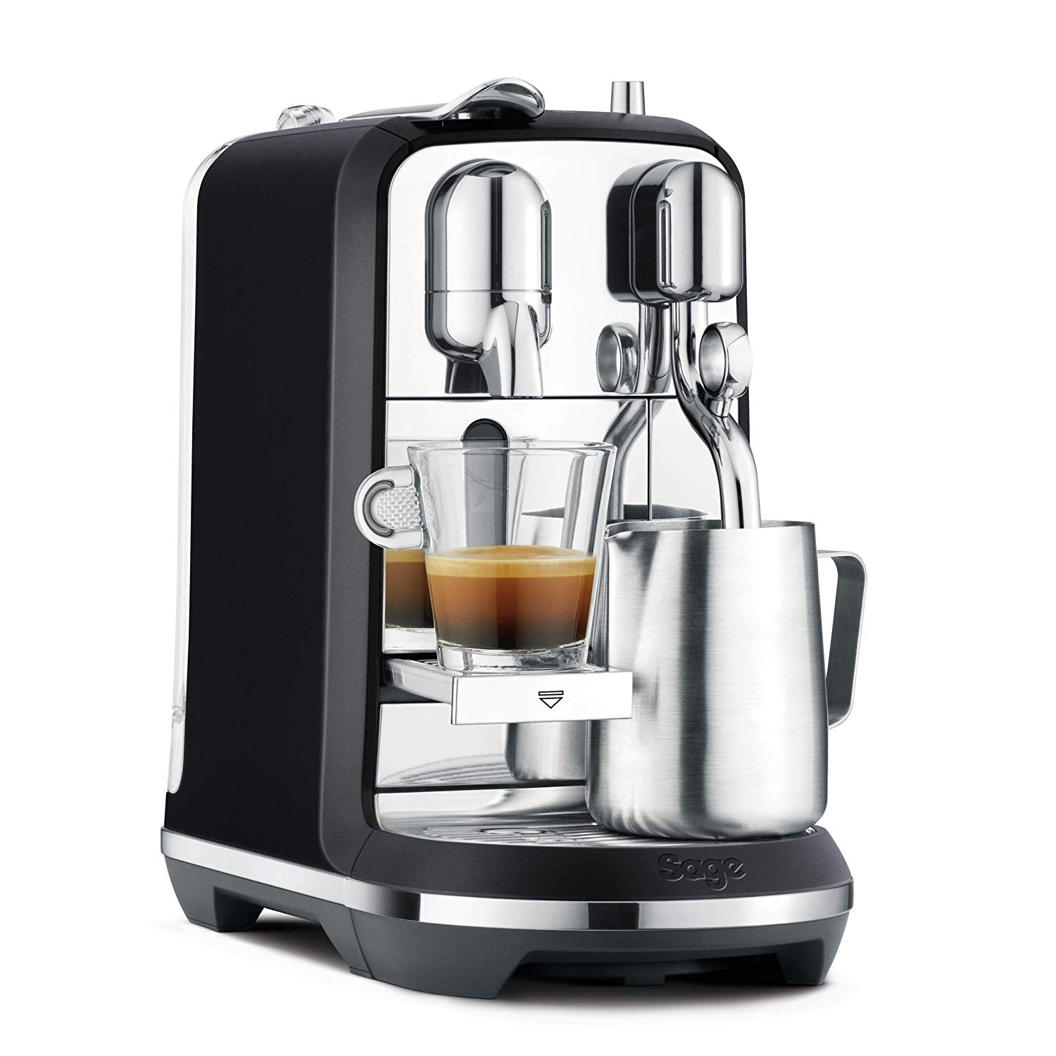 Sage Appliances Sne800Bss4Ege1 The Creatista Plus Nespresso Machine