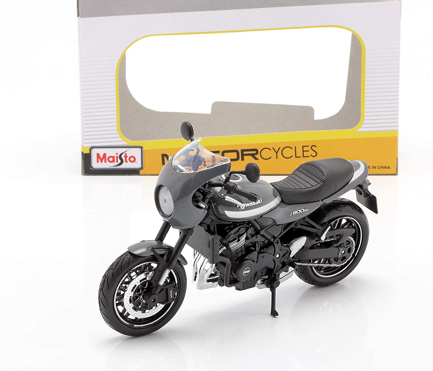 Maisto Kawasaki Z900Rs Cafe Grey / Silver / Black 1: 12
