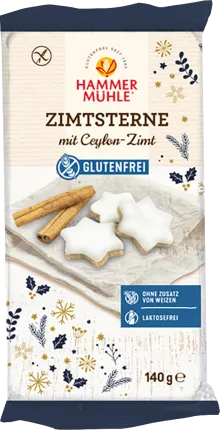 Hammermühle Cinnamon stars, gluten -free, 140 g