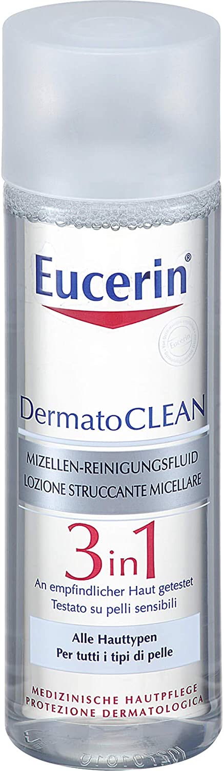 Eucerin DermatoCLEAN 3in1 Reinigungsfluid, 200 ml [Badartikel],