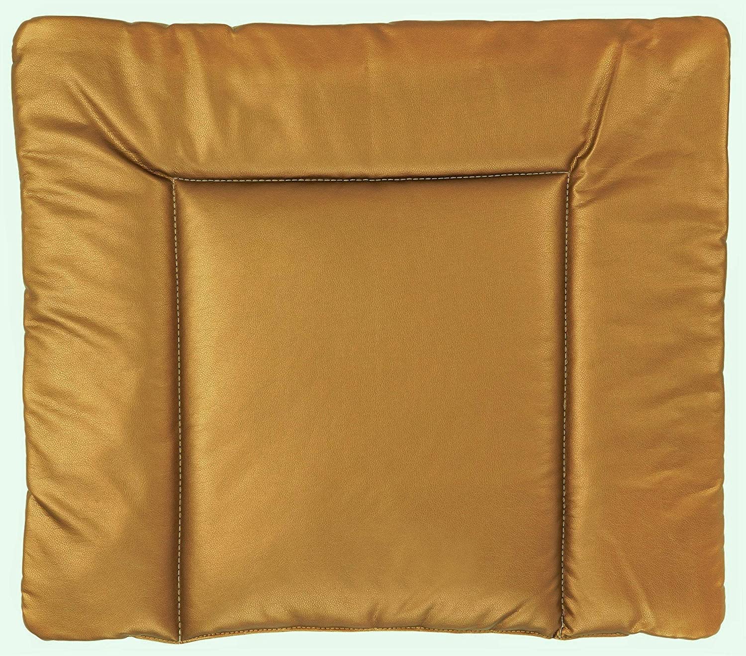 Ideenreich Changing Mat Metallic Leather Look Washable 75 x 85 cm  bronze