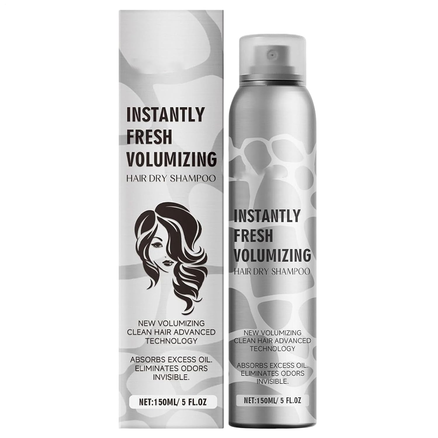 Palaufr Hair Volume Spray, 150 ml Dry Shampoo for the Scalp with Instant Refreshment, Hair Spray for More Volume, for Women and Men, Gentle Cleansing, Restoring, Nourishing, Thickening