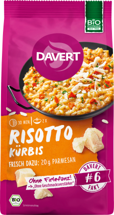 Davert Pumpkin risotto, 170 g