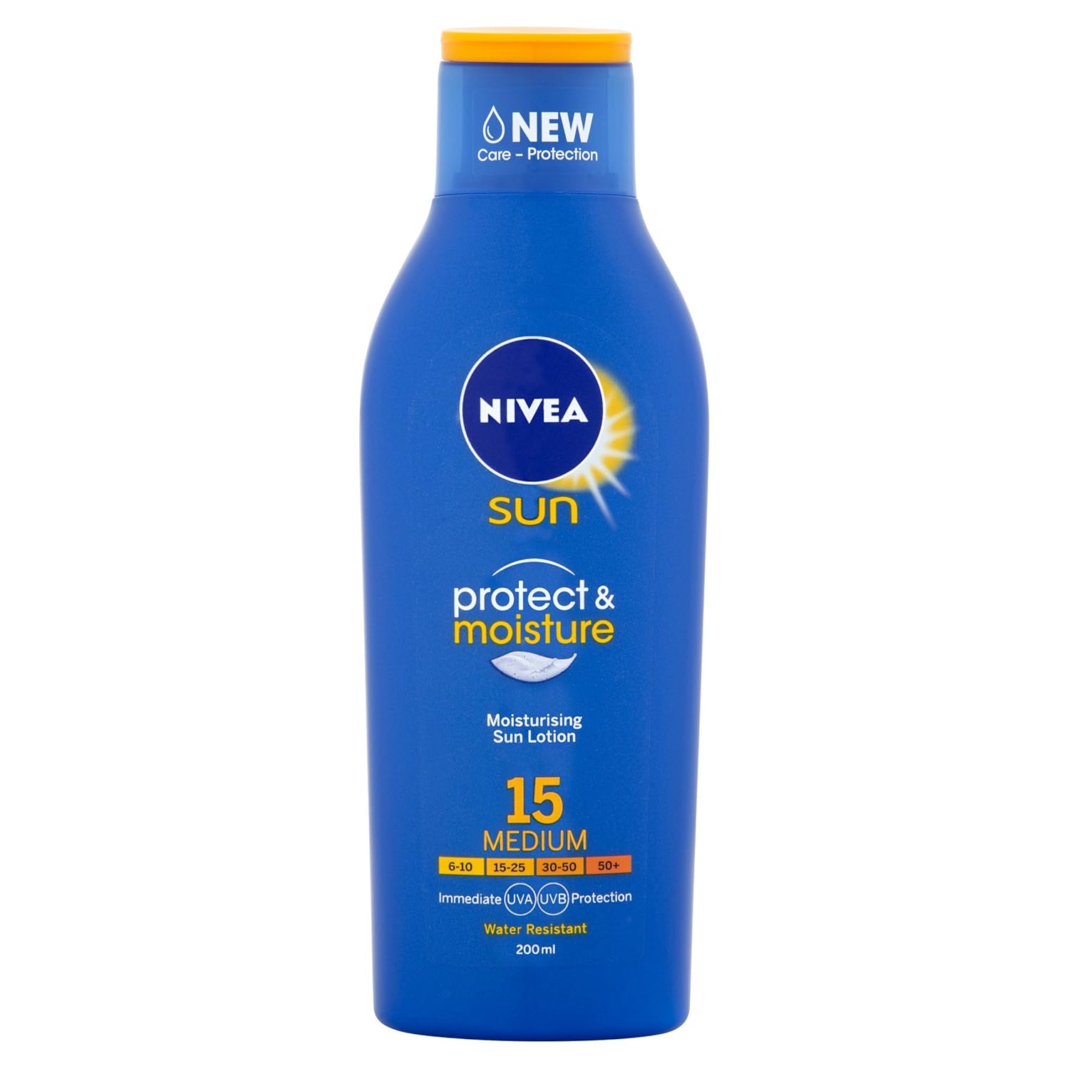 Nivea Sun Protect and Moisture Moisturizing 15 Medium Sun Lotion, 200 ml