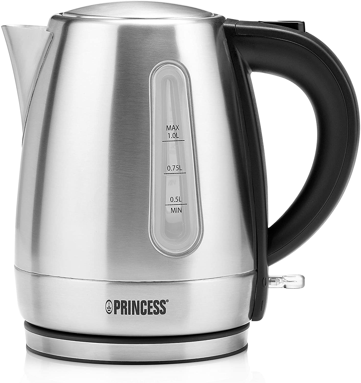 Princess 01.236018.01.001 Rust-Proof Stainless Steel Kettle, 1.7 Litre, 2200 Watt