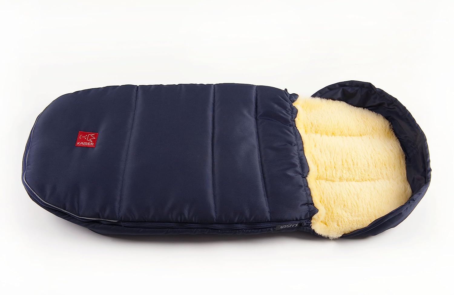 Kaiser Lenny Lambskin Foot Muff Navy
