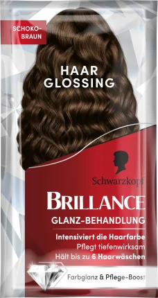 Schwarzkopf Brillance Color gloss treatment Glossing chocolate brown, 30 ml