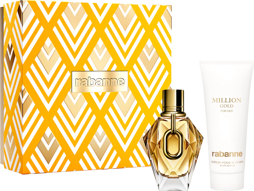 Rabanne Million Gold For Her Gift Set for Women, 190 ml